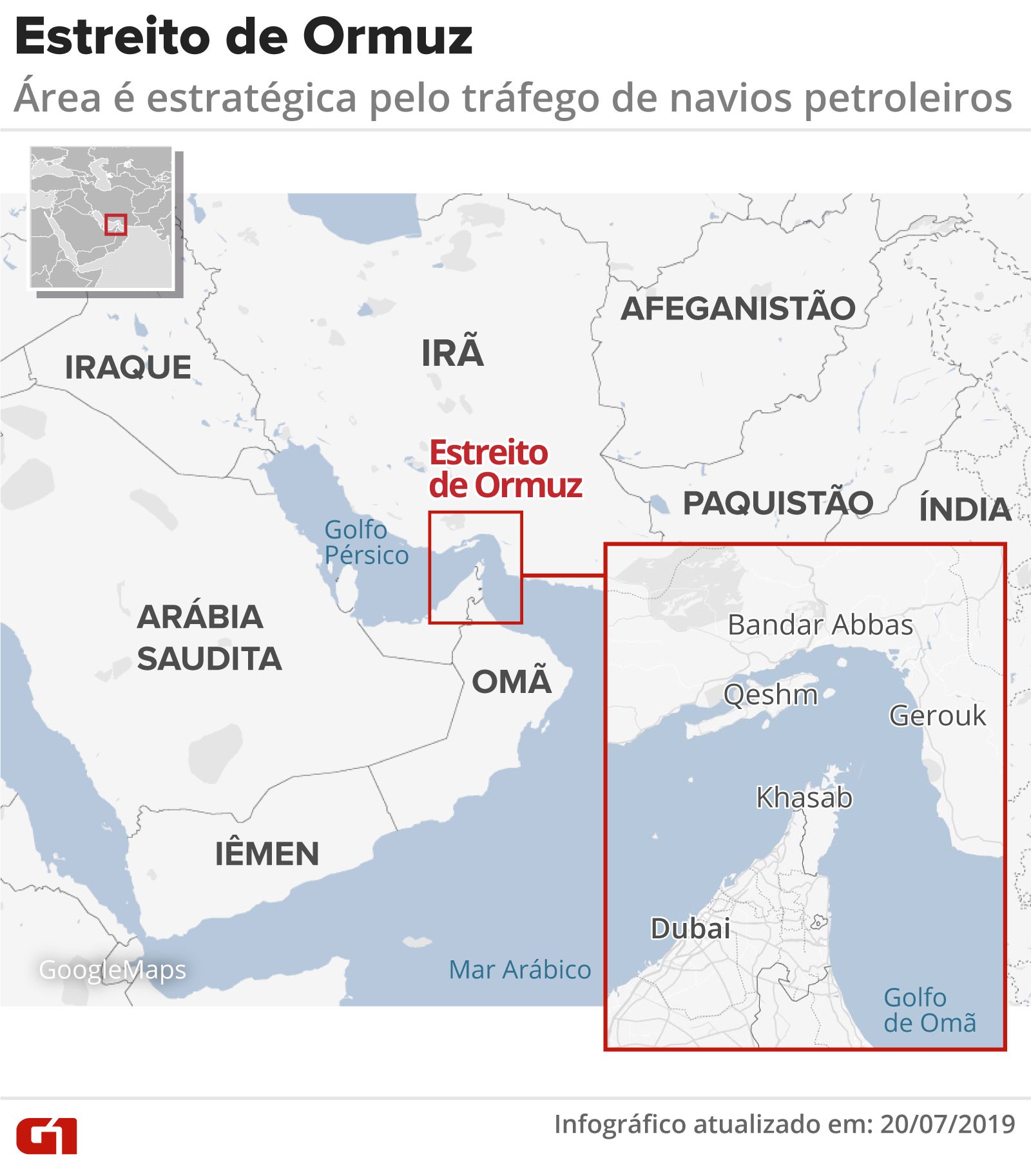 EUA anunciam escolta a navios comerciais no Estreito de Ormuz após escalada de tensão