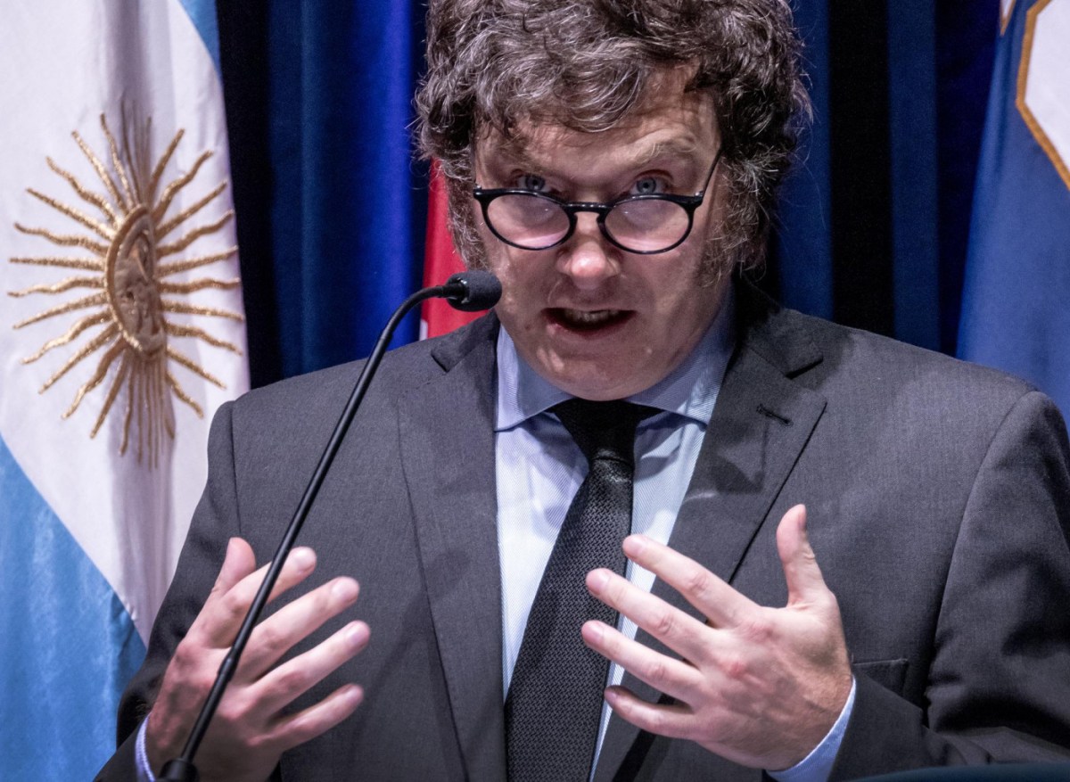 Javier Milei e Tarcísio de Freitas se encontram em São Paulo neste sábado