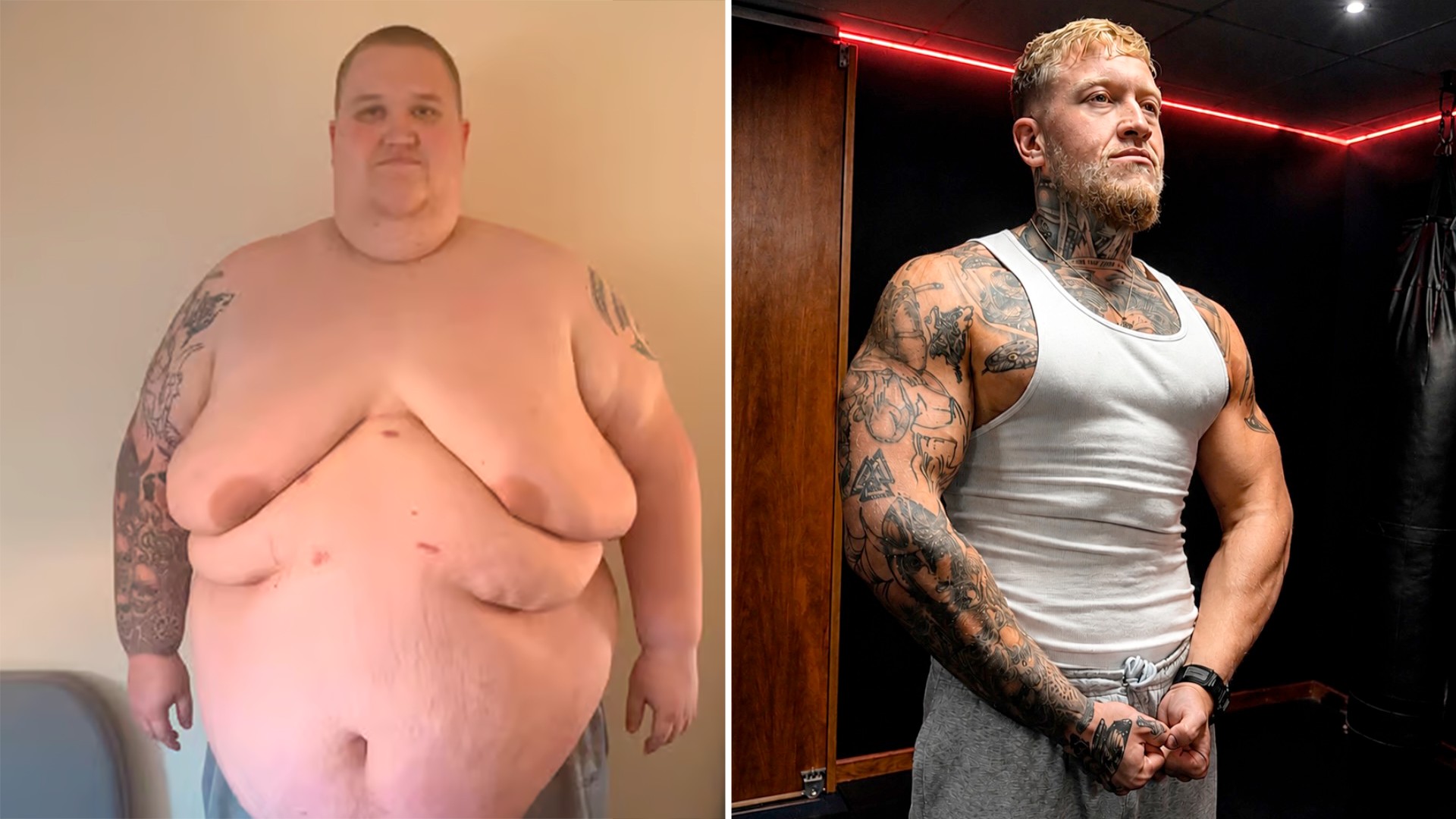 Homem perde 190 kg em quatro anos e se torna fisiculturista