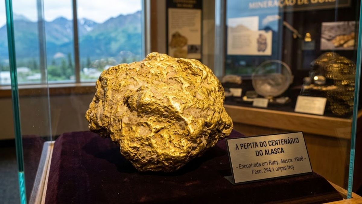 Garimpeiro encontra a maior pepita de ouro da história do Alasca