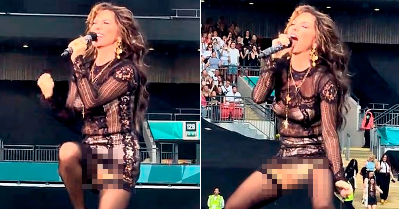Shania Twain, 60, é criticada por figurino e dança em show em Londres