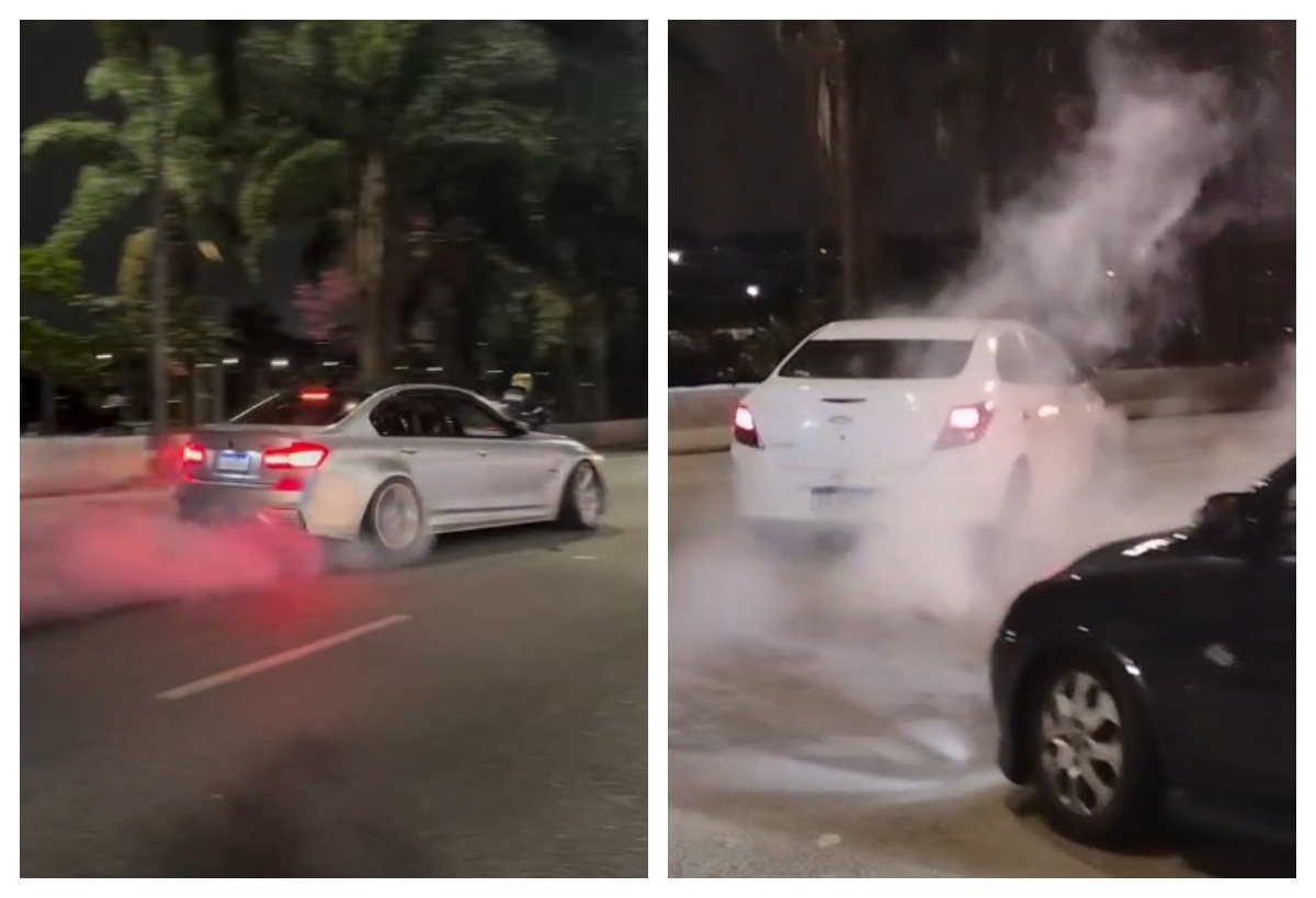 PM apreende 34 carros na Marginal Pinheiros por suspeita de racha