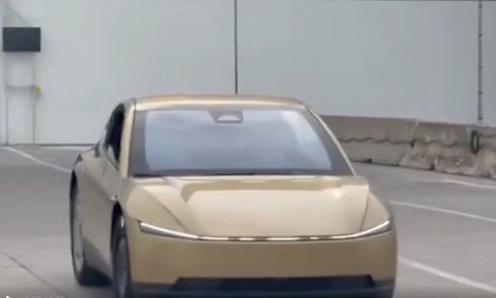 Tesla exibe Cybercab, seu robotáxi sem volante e pedais, em operação autônoma