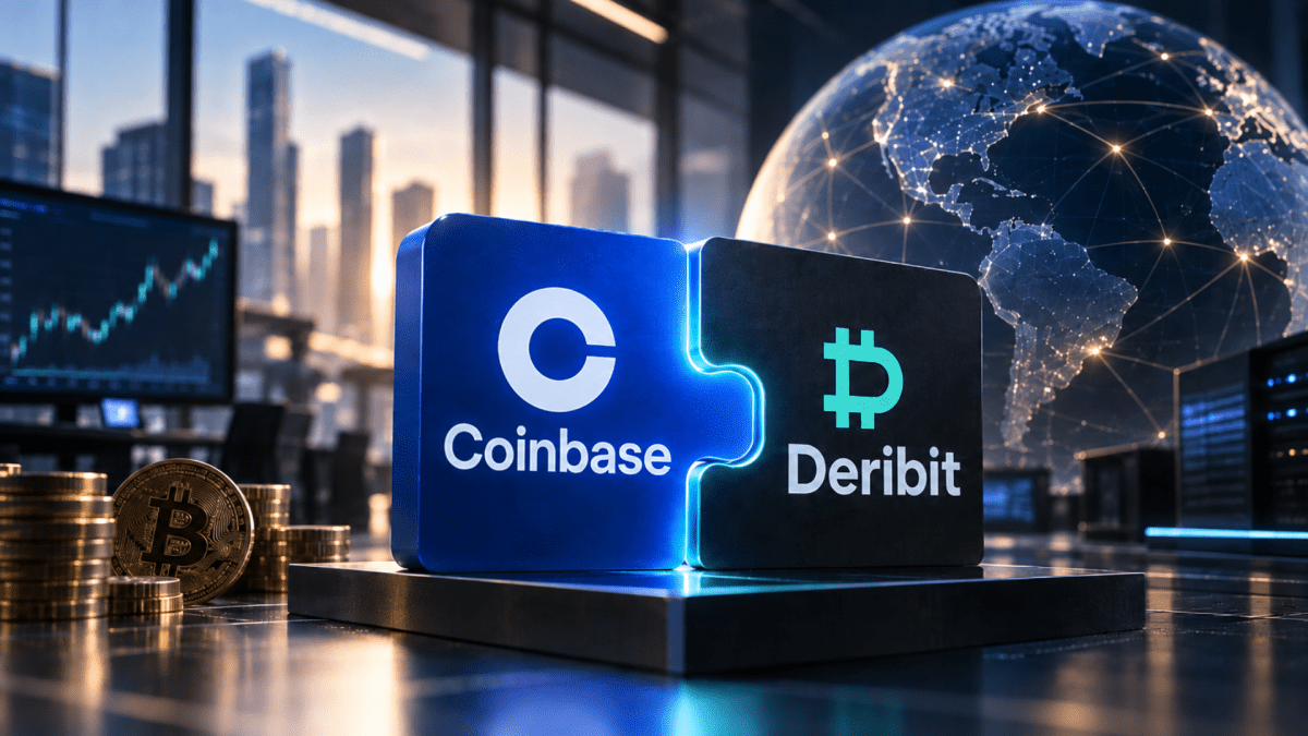 Coinbase compra Deribit por US$ 2,9 bilhões e integra plataformas