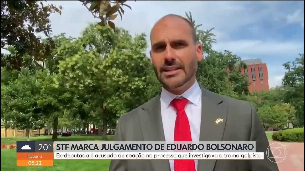 Moraes nega adiamento e mantém para esta terça julgamento de Eduardo Bolsonaro no STF