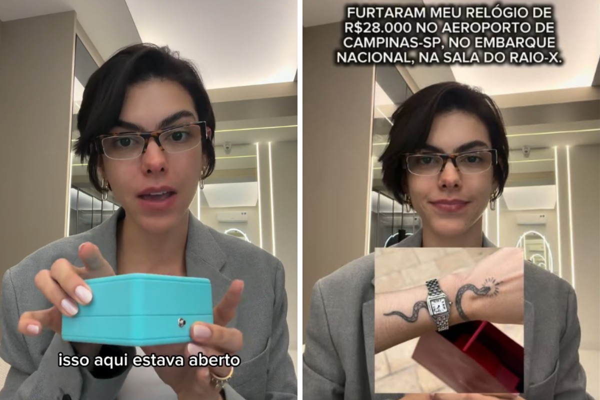 Polícia descarta furto de relógio de R$ 28 mil em Viracopos; influenciadora mantém processo
