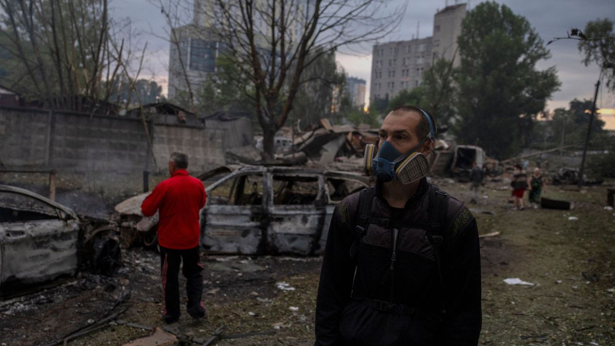 Rússia ataca Kiev com mísseis e drones e deixa ao menos 20 mortos