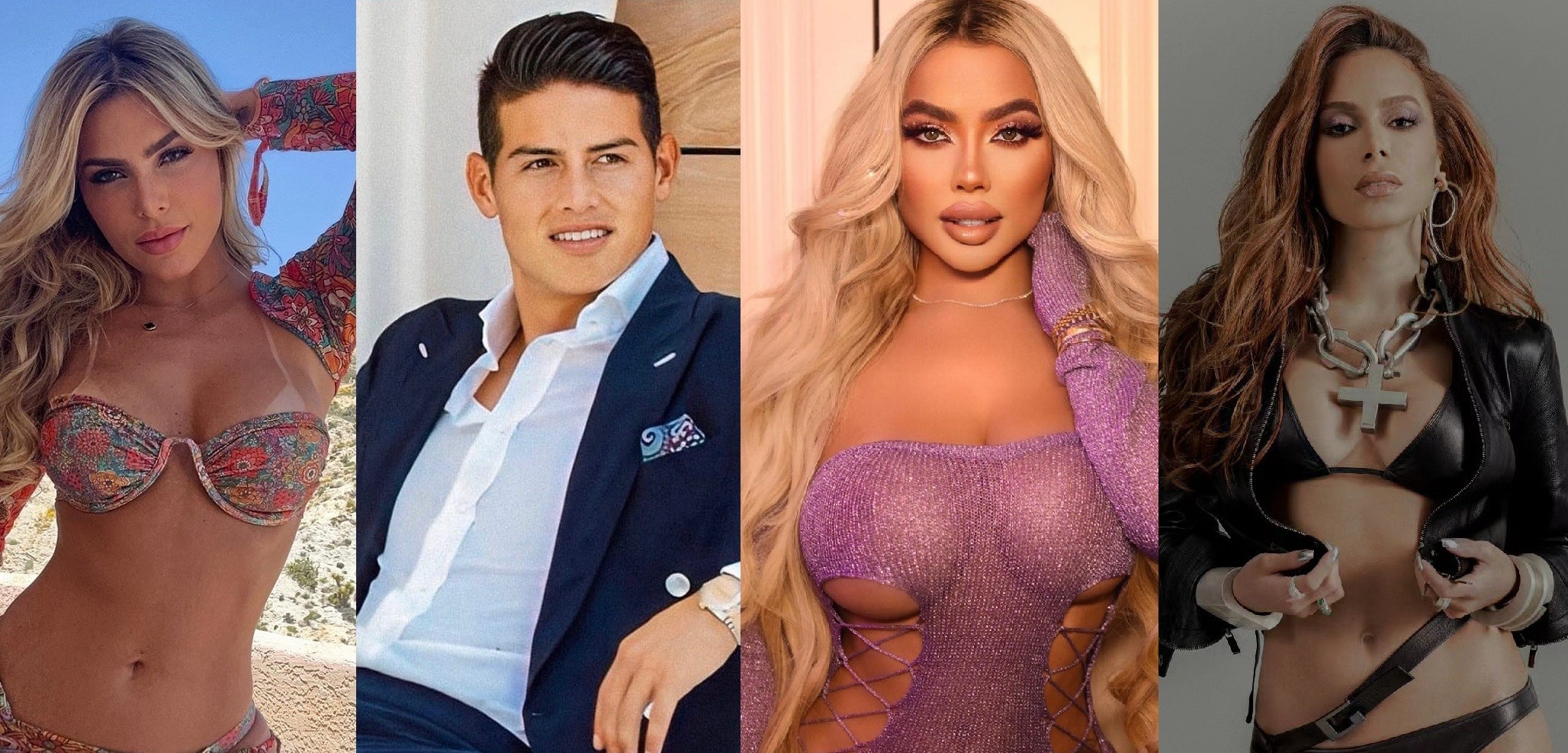 James Rodríguez e seus romances com famosas brasileiras