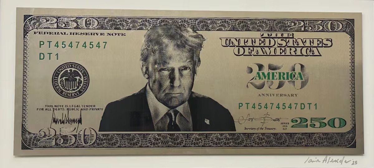 Governo Trump pressiona por nota de US$ 250 com rosto do presidente