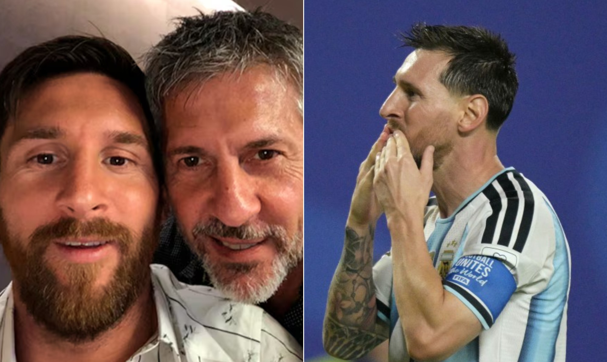 Família de Messi confirma internação do pai e pede respeito à privacidade
