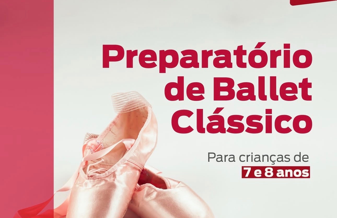 Secretaria de Cultura de Barueri abre vagas para Preparatório de Ballet Clássico para crianças de 7 e 8 anos