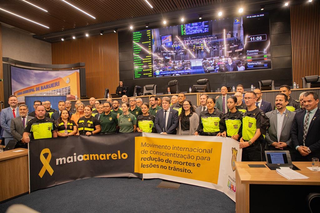 Barueri lança Maio Amarelo 2024 para frear acidentes e mortes no trânsito