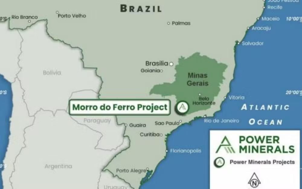 Grupo australiano define alvo de exploração de até 10,7 milhões de toneladas de terras raras em MG