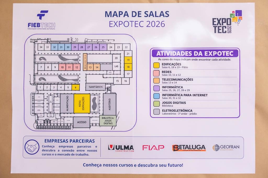 Expotec 2026 atrai visitantes e empresas a unidades da FiebTech em Barueri